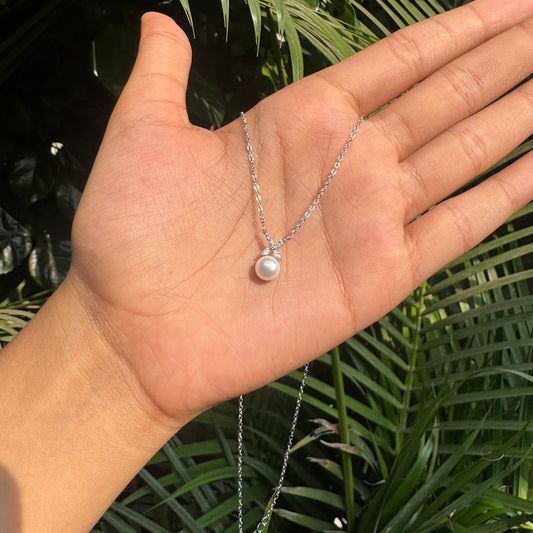 Silver Pearl Pendant