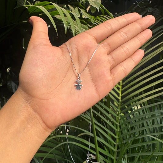 Silver Little Girl Pendant
