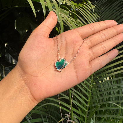 Rose Gold Plated Forest Wings Necklace