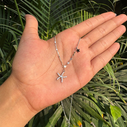 Silver Starfish Pendant