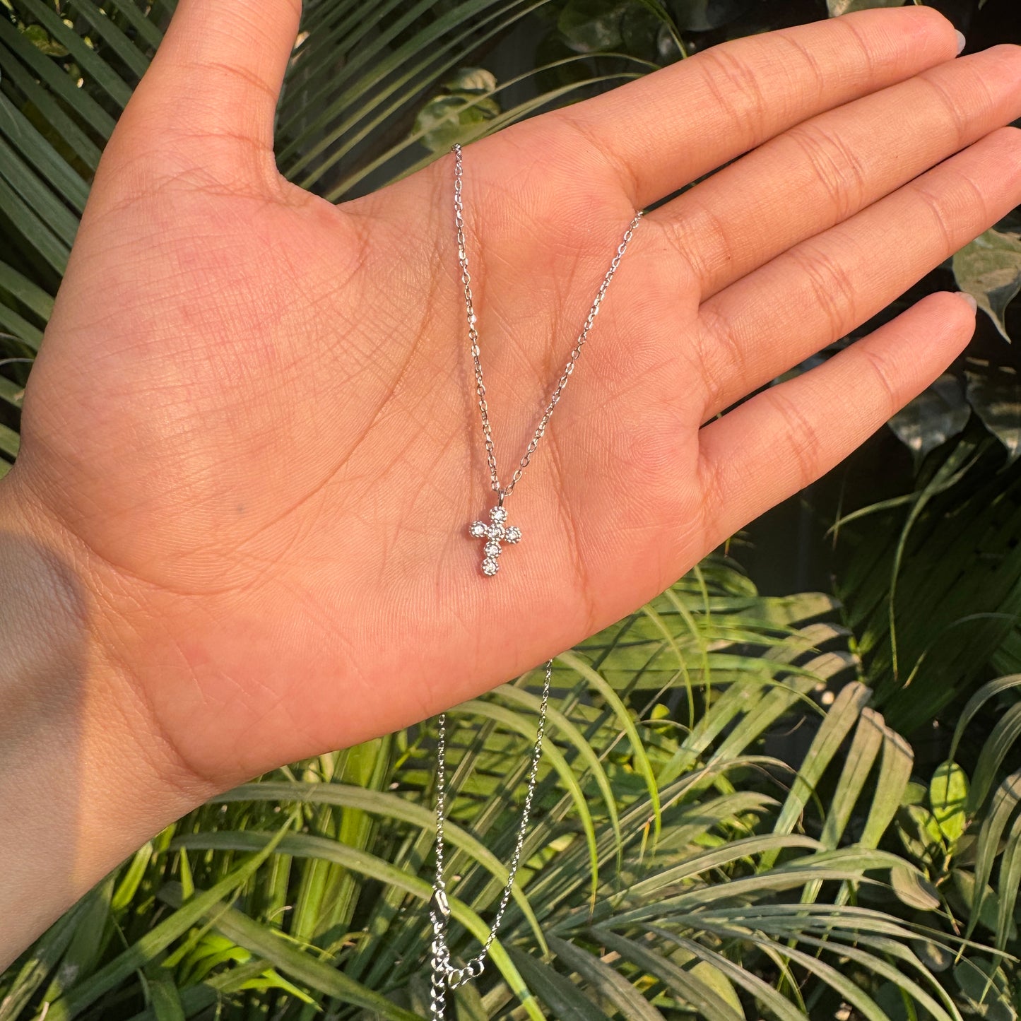 Silver Cross Necklace