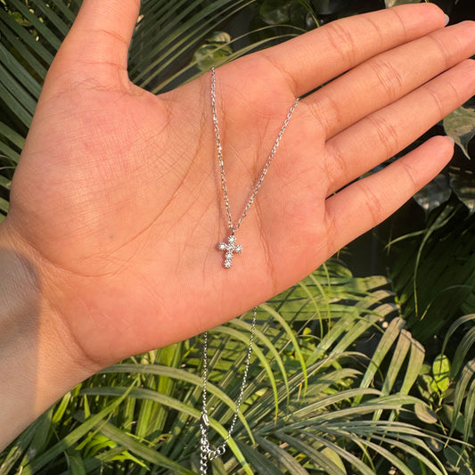 Silver Cross Necklace