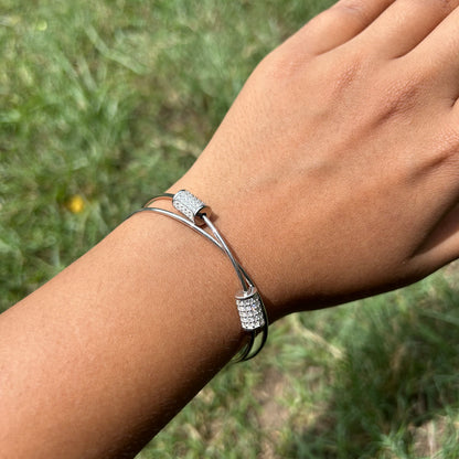 Silver Beaded Bracelet