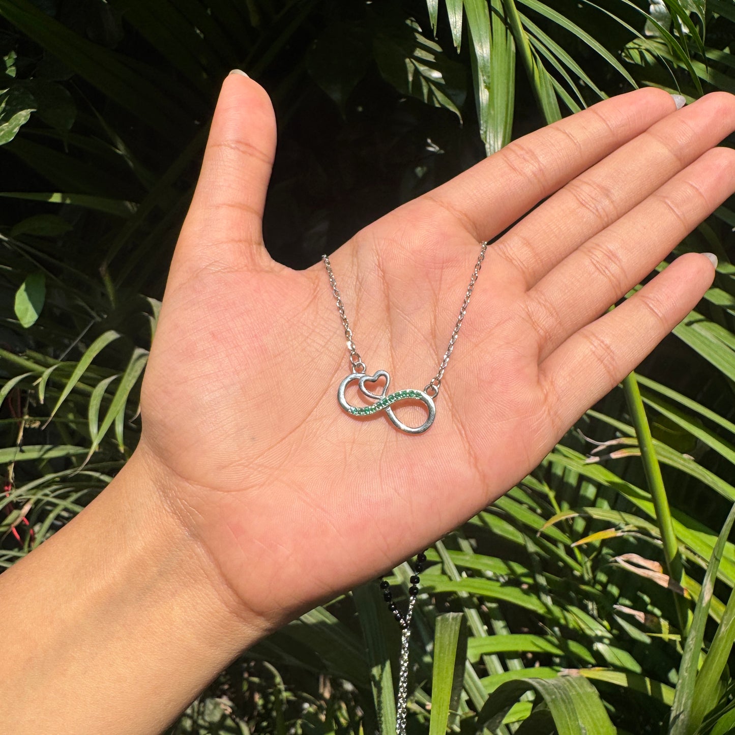 Silver Infinity Chain Mangalsutra