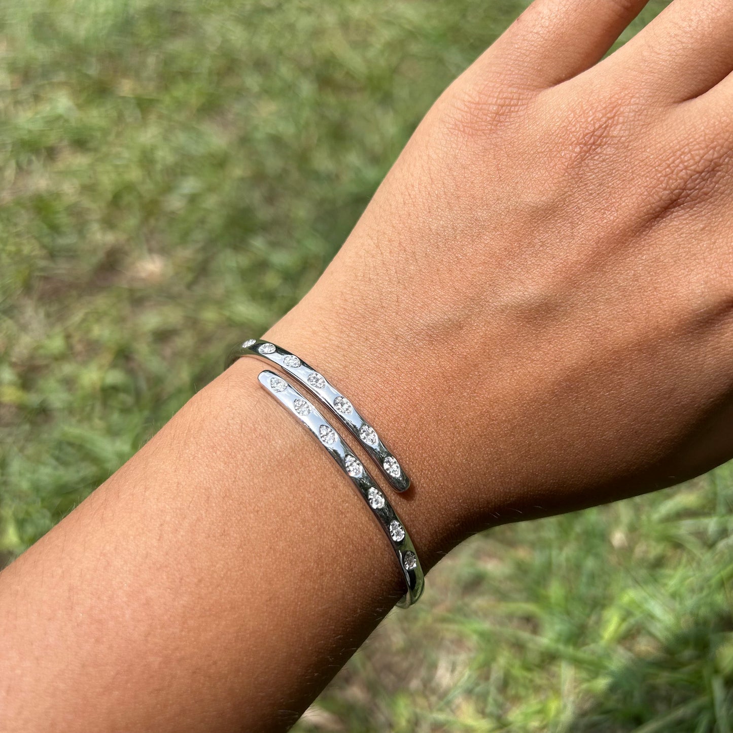 Silver Stellar Dot Bracelet