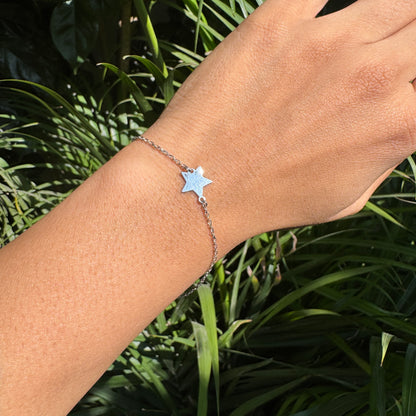Silver Minimal Star Bracelet