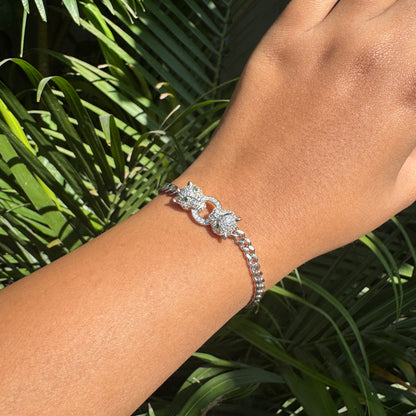 Silver Panther Bracelet