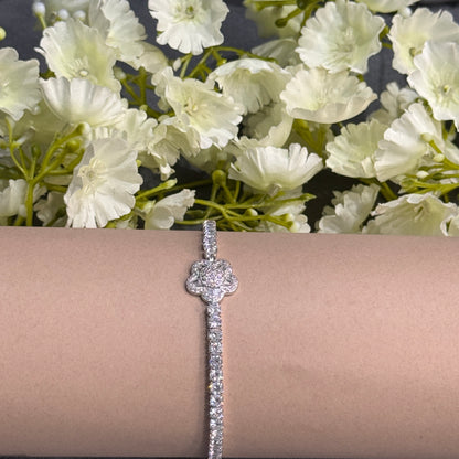 Silver Zenith Tennis Bracelet