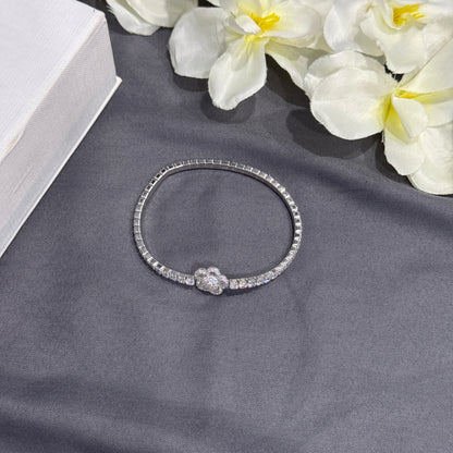 Silver Zenith Tennis Bracelet