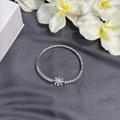 Silver Aurora Tennis Bracelet