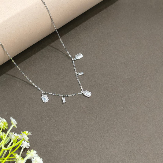 Silver Floating Charms Pendant