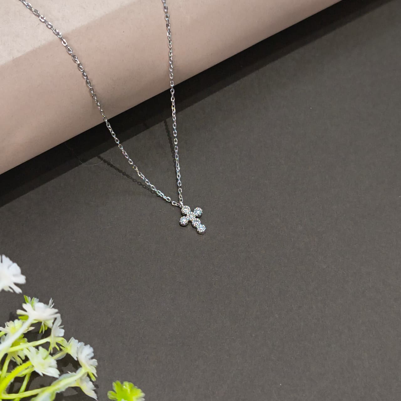 Silver Cross Necklace