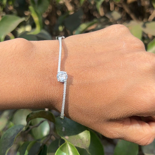 Silver Celeste Glow Bracelet