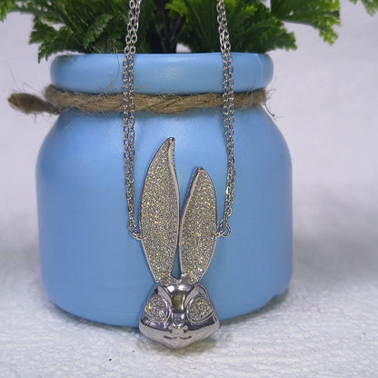 Silver Lucky Rabbit Necklace