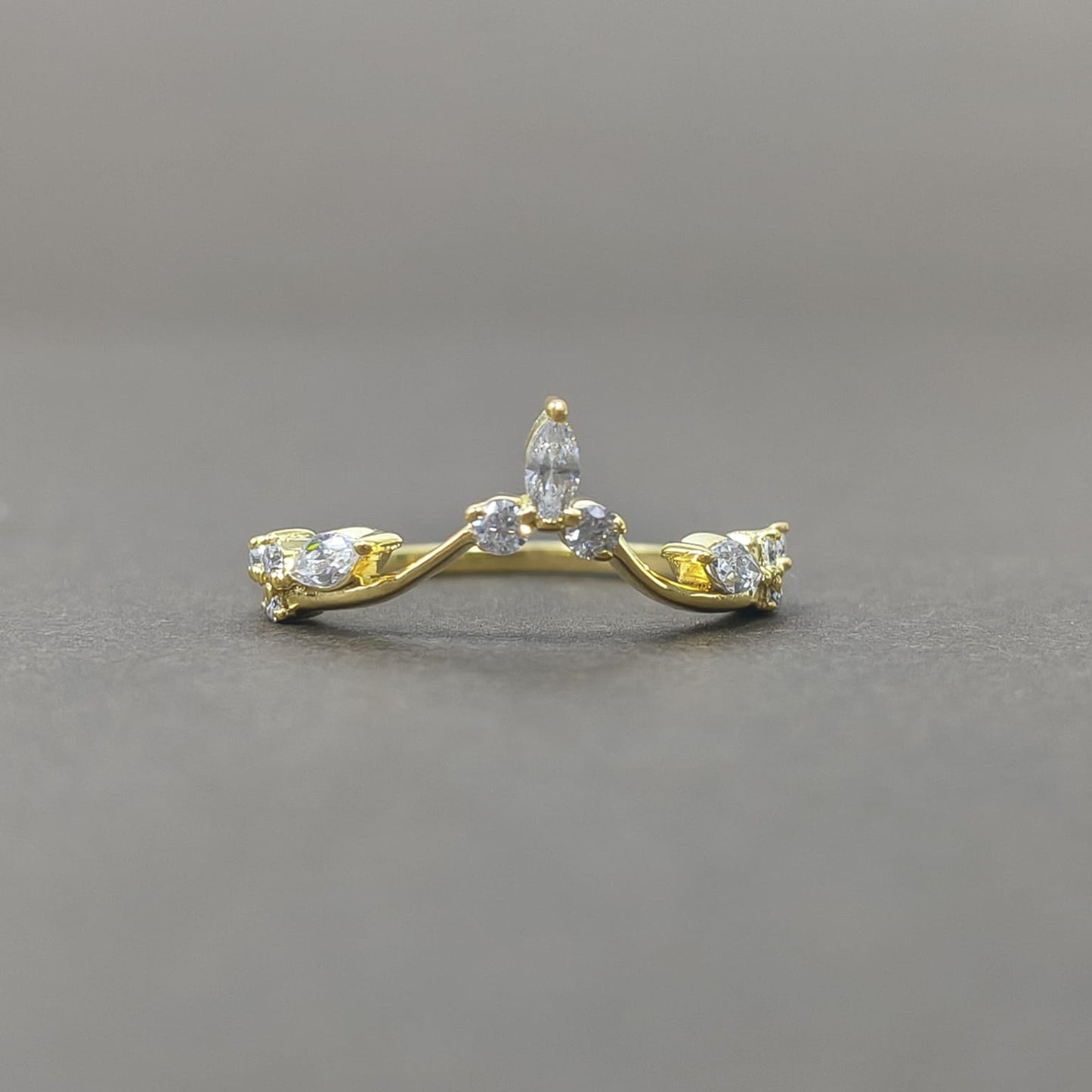 Celeste Lab Grown Diamond Matching  Band 10K Gold Ring