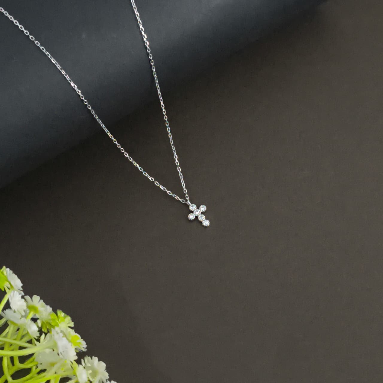 Silver Cross Necklace