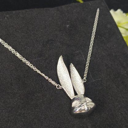 Silver Lucky Rabbit Necklace