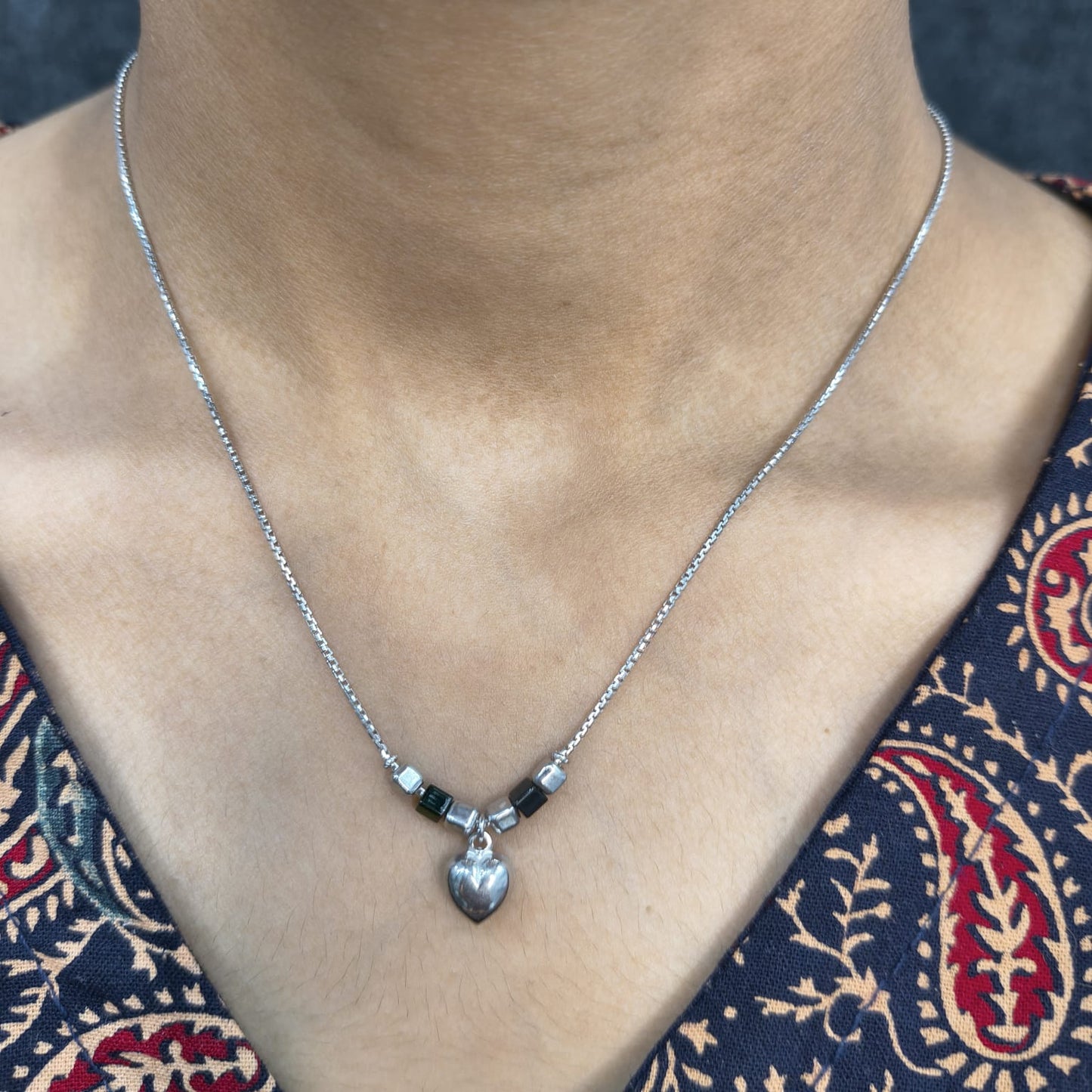 Silver Heirloom Mangalsutra