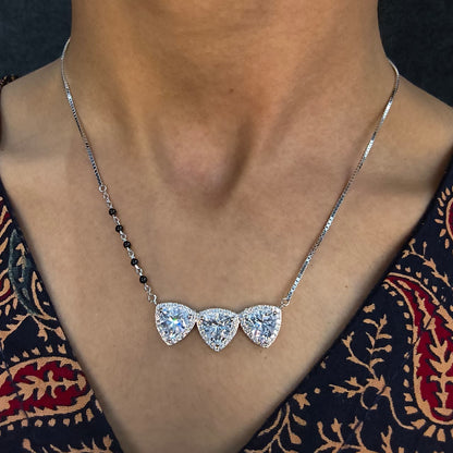Silver Promise Trio Mangalsutra