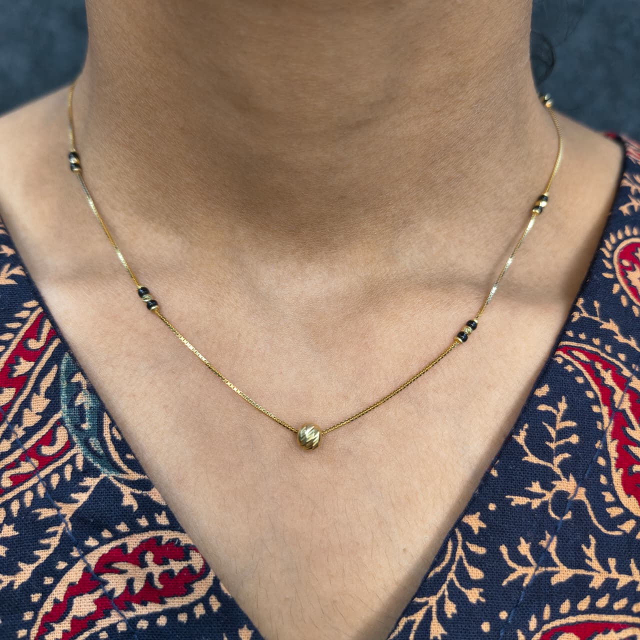 Gold Plated Nira Mangalsutra