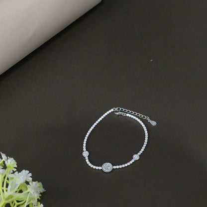 Silver Orbit Bracelet