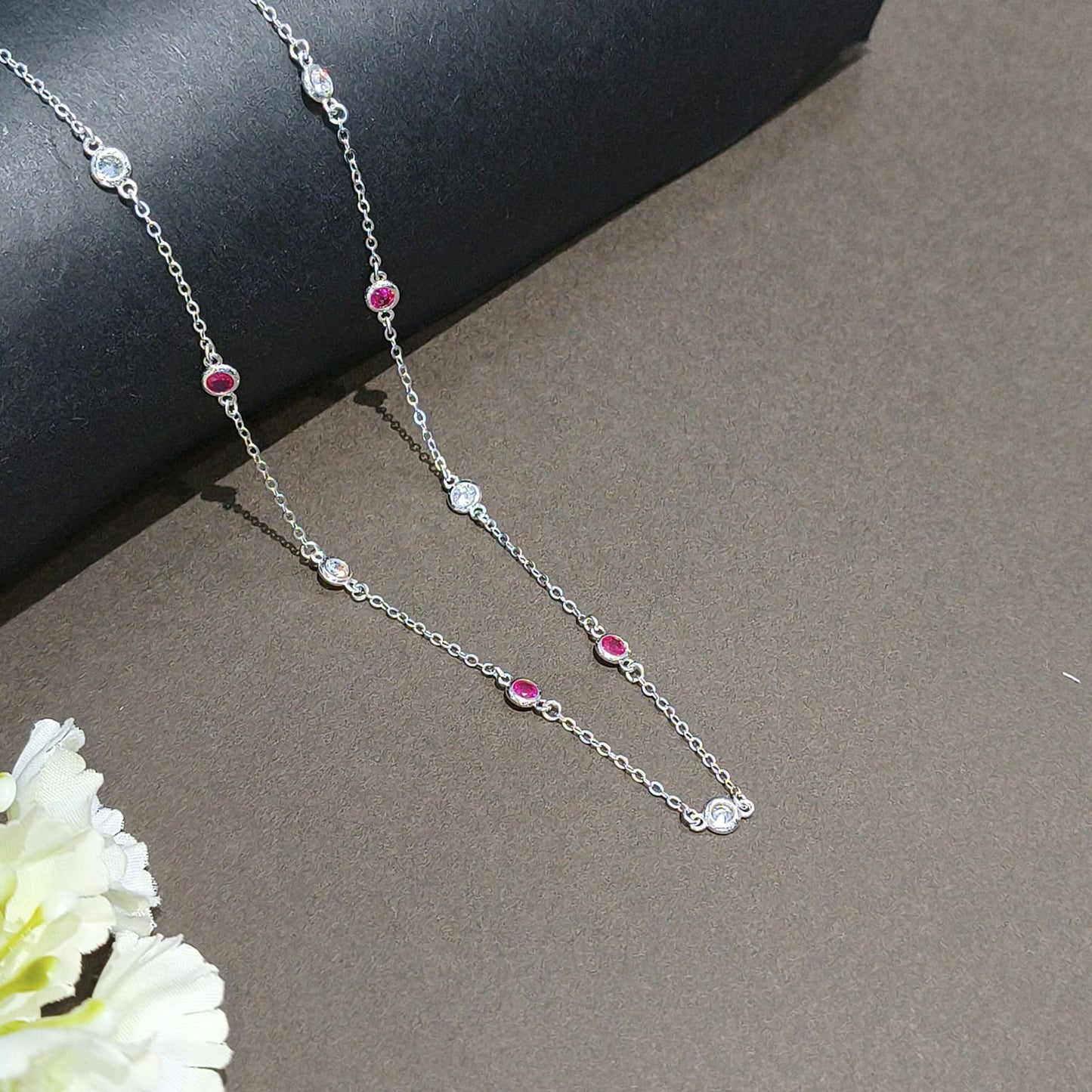 Silver Dewdrop Necklace