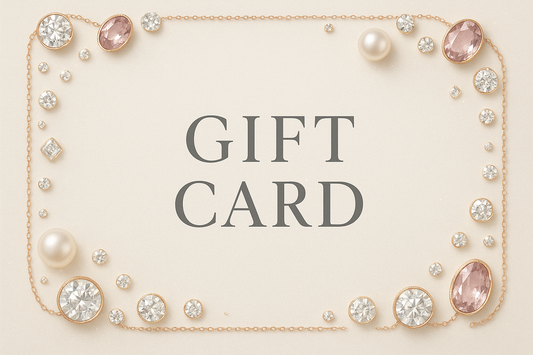 Gift card for jewellery