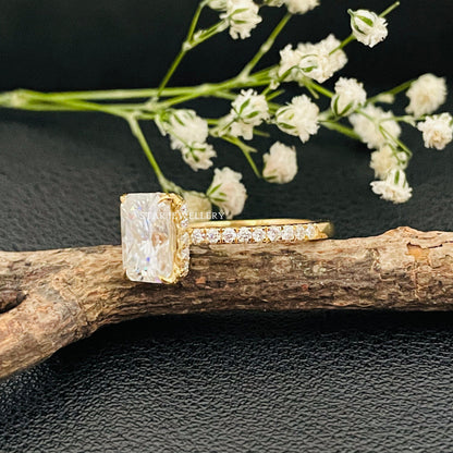 1.50 CT Radiant Cut IGI Certified Lab Grown Diamond Ring