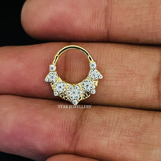 Pear Shape Lab Diamond Daith Clicker
