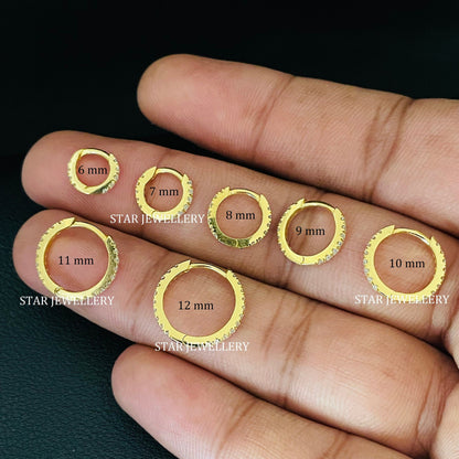 Lab Grown Diamond Clicker Hoop Ring