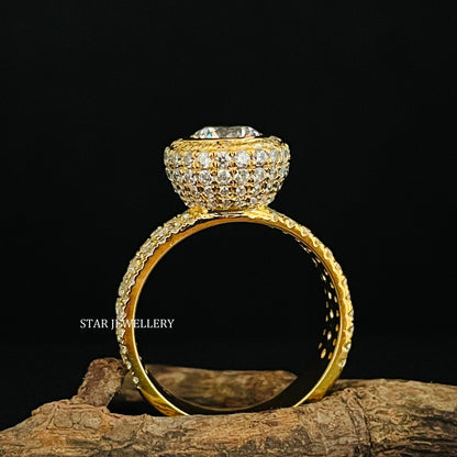 1.00 Ct IGI Certified CVD Diamond Engagement Ring for her