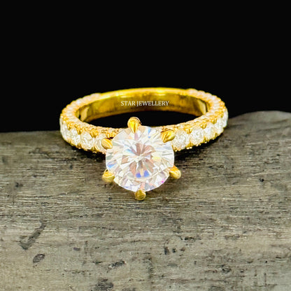 2.00 Ct  IGI Certified CVD Diamond Solitaire Engagement Ring
