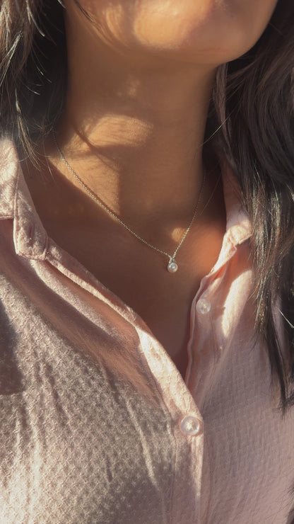 Silver Pearl Pendant