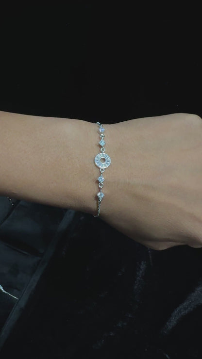 Silver Halo of Light Bracelet