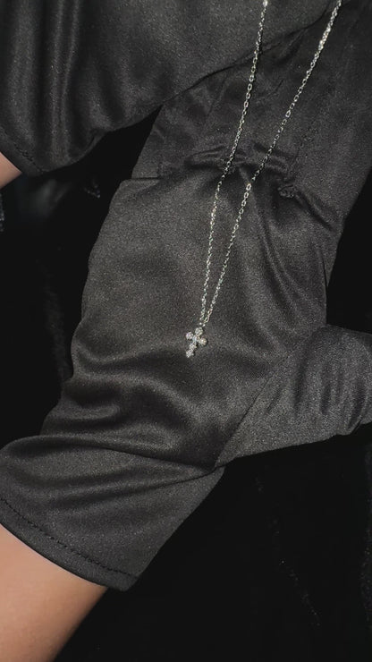 Silver Cross Necklace