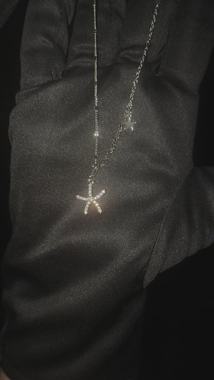 Silver Starfish Pendant