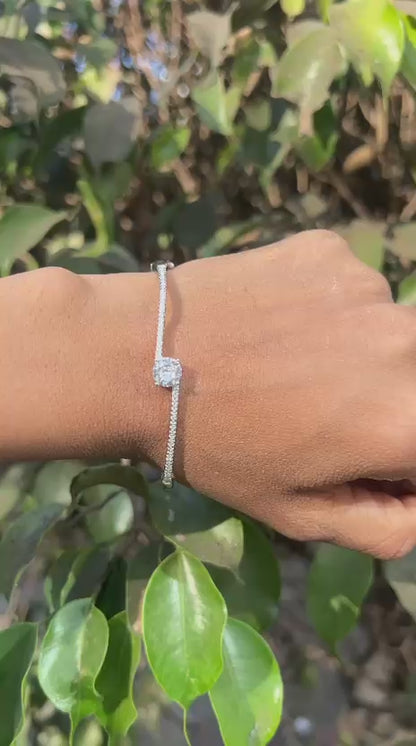 Silver Celeste Glow Bracelet