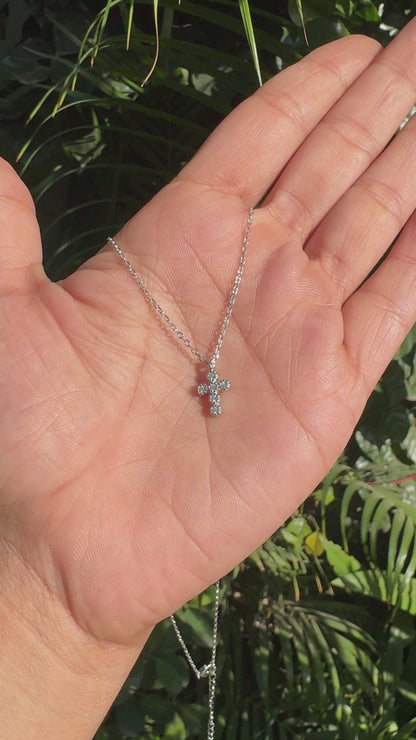 Silver Cross Necklace