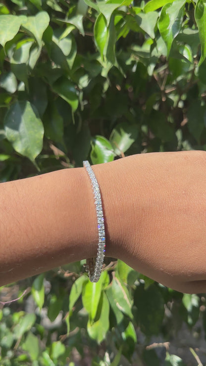 Silver Lumina Tennis Bracelet