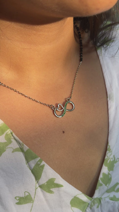 Silver Infinity Chain Mangalsutra