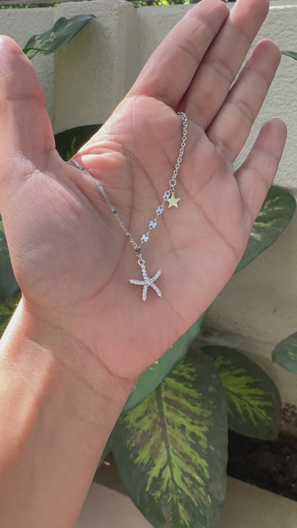 Silver Starfish Pendant