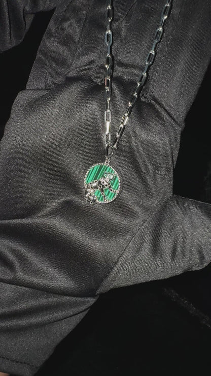 Silver Panther Necklace