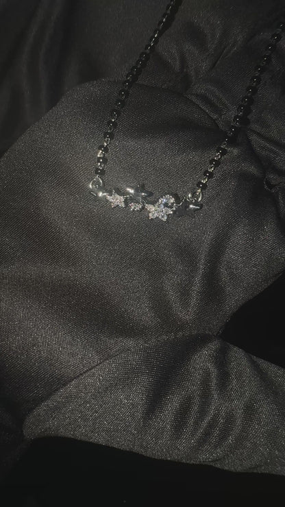 Silver Stars Pendant Mangalsutra