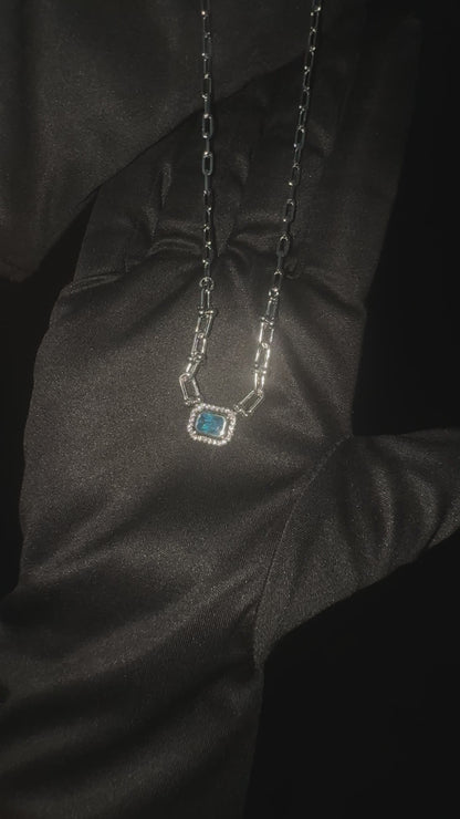 Silver Azure Pendant