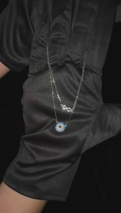 Silver Eternal Protection Necklace