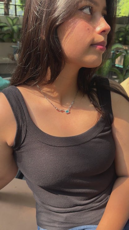 Silver Azure Pendant