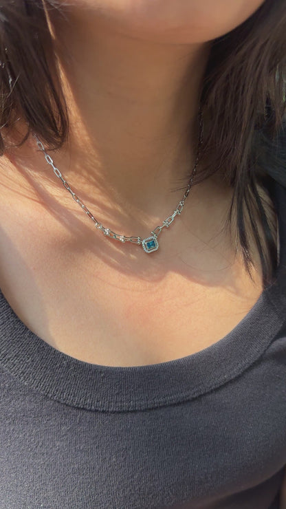 Silver Azure Pendant