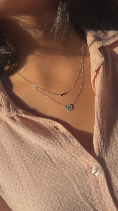 Silver Eternal Protection Necklace