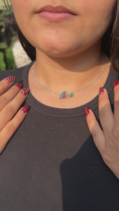 Silver Scrabble Love Pendant