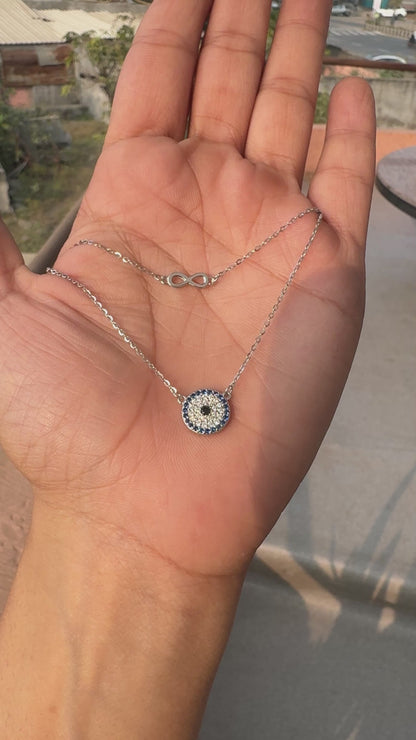 Silver Eternal Protection Necklace